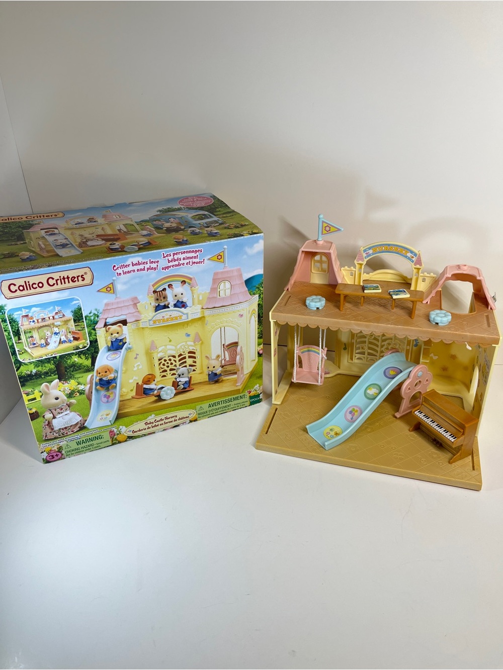 Calico Critters Sylvanian Families Baby Castle Nursery W/ Box Playset House